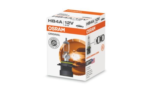 Osram 9006XS галогенная 12 В 51 Вт P22d 1 шт.